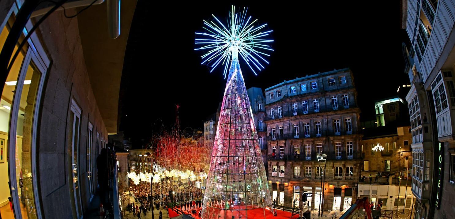 El encendido de las luces de Navidad, en imágenes