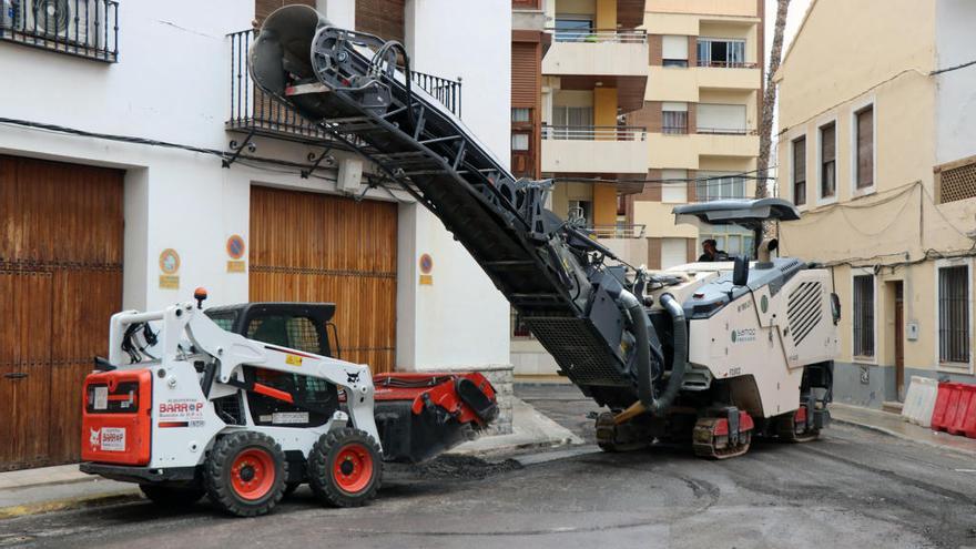 Un momento de las obras.