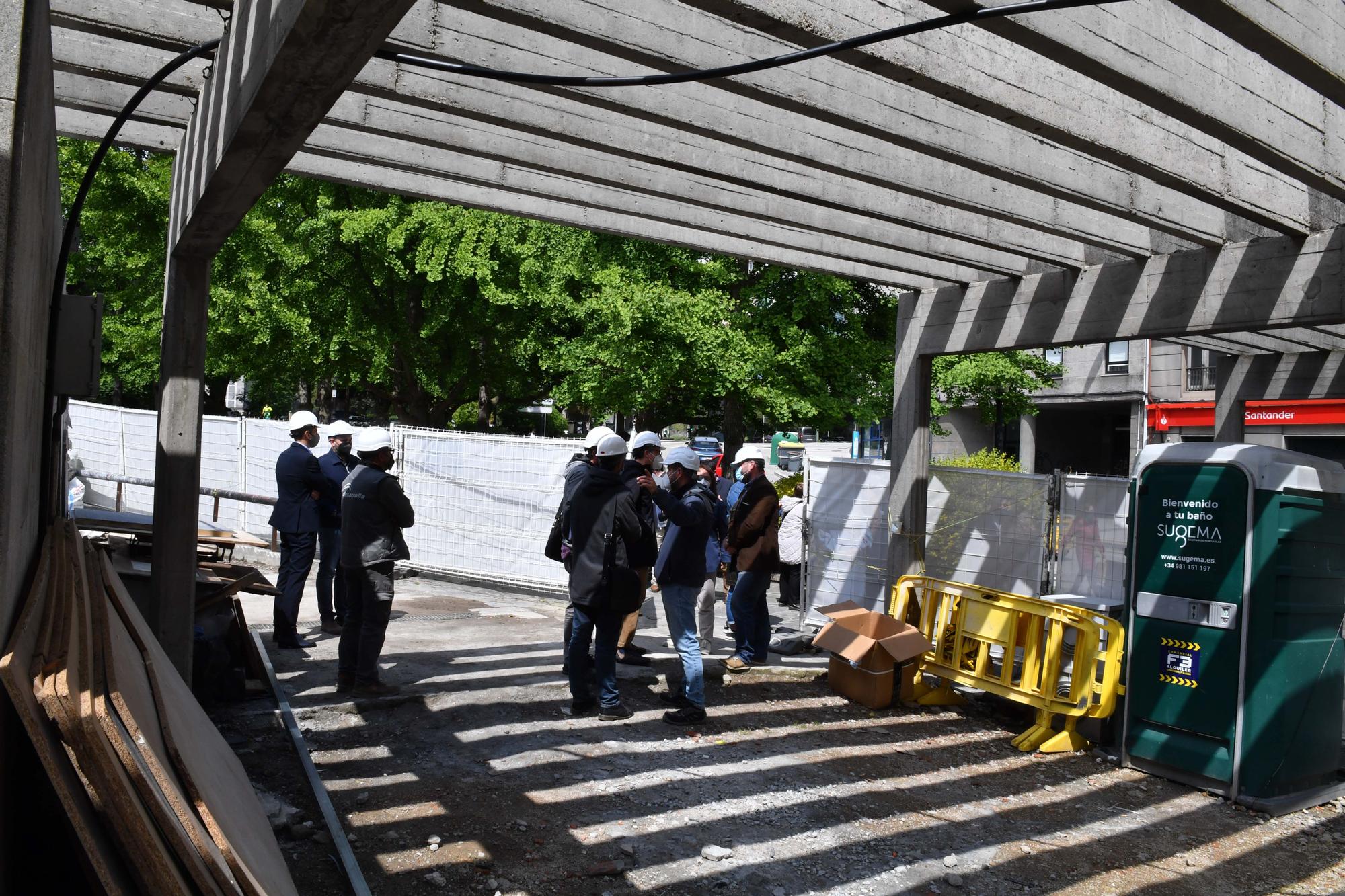 Visita a las obras en el Remanso