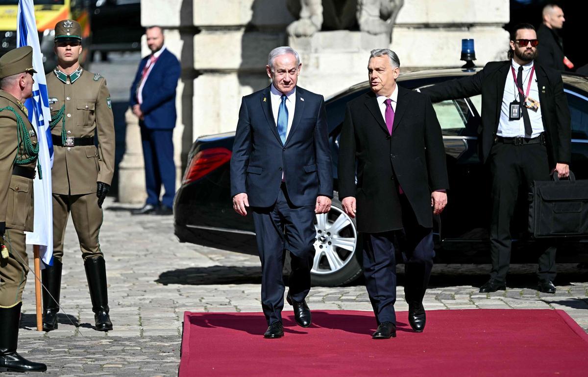 Orban recibe a Netanyahu en Budapest