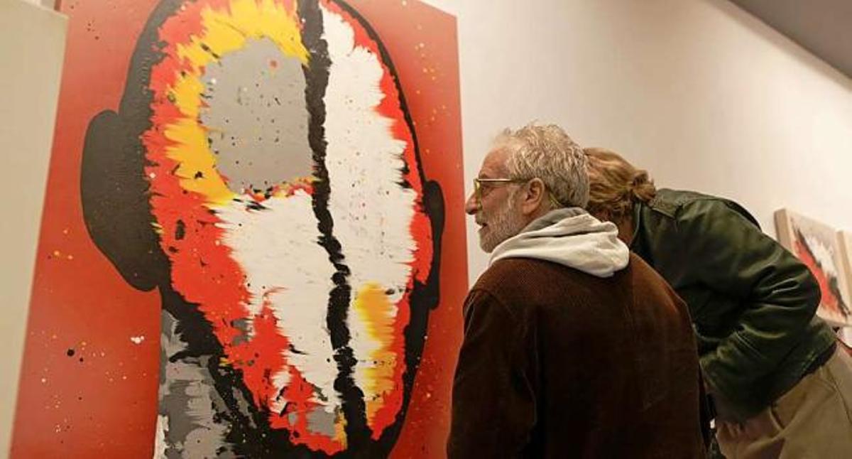 Exposición de Ciria en la galería Gema Llamazares, de Gijón.