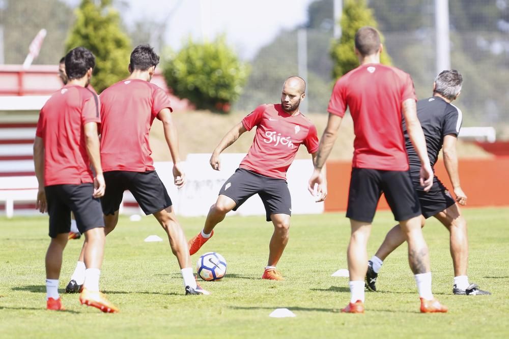 Entrenamiento del Sporting