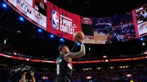 Lillard se proclamó campeón del concurso de triples