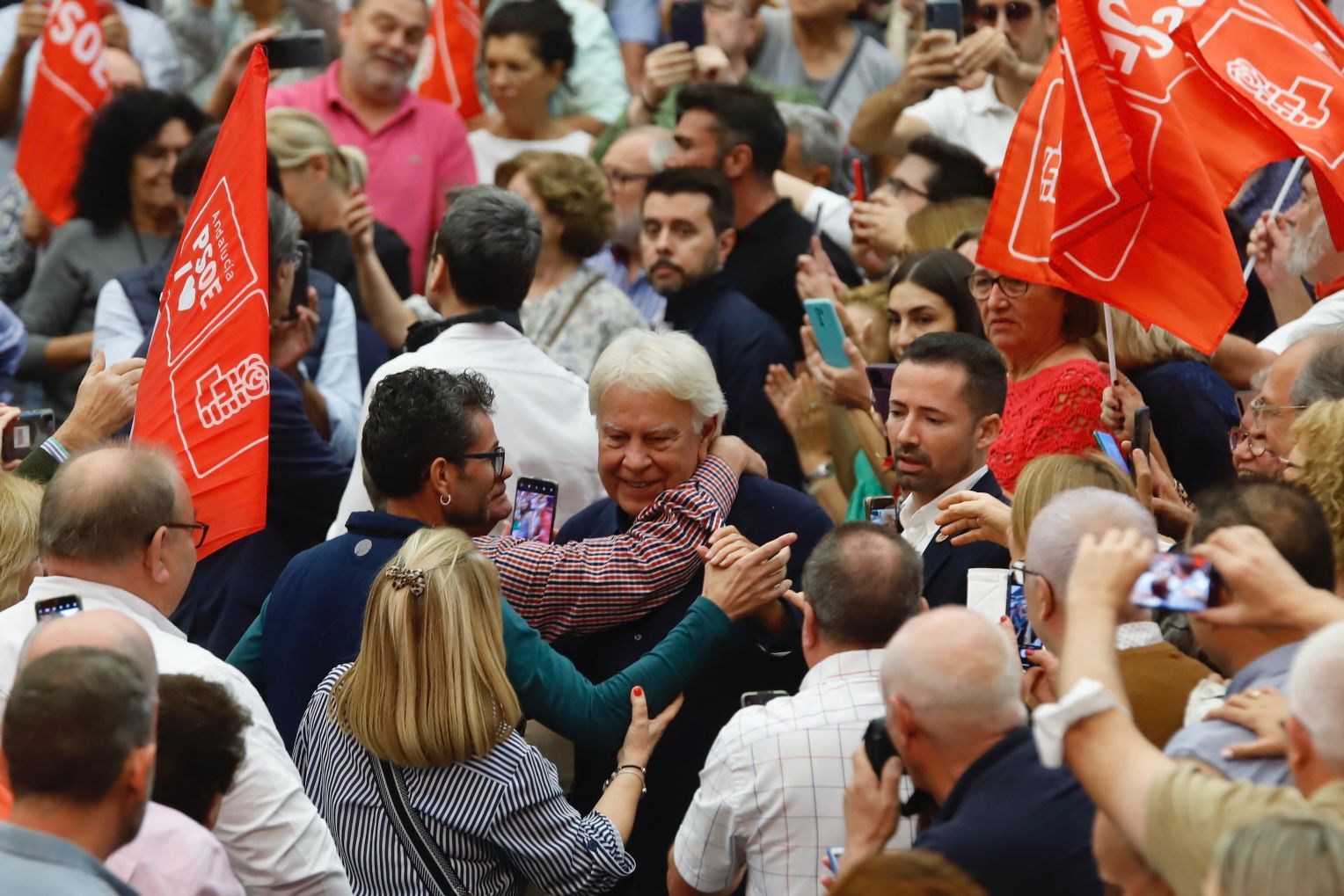 Celebración del 40 aniversario de la primera victoria del PSOE en España