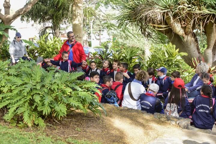 Visita escolar a la Granja Agricola del Cabildo