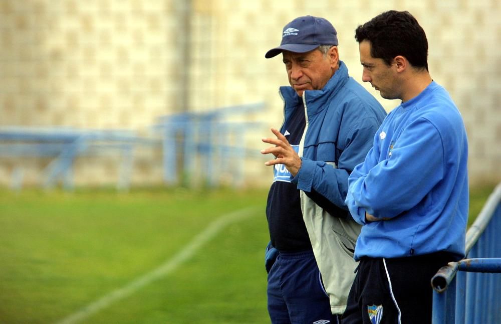 Repaso en imágenes al paso de Joaquín Perió como entrenador del Málaga CF.