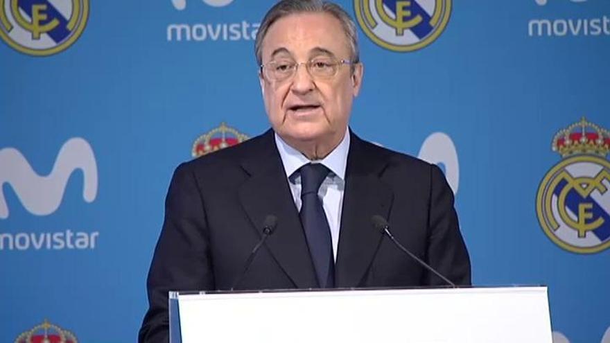 Florentino Pérez: "En el Real Madrid sólo importan los valores deportivos"