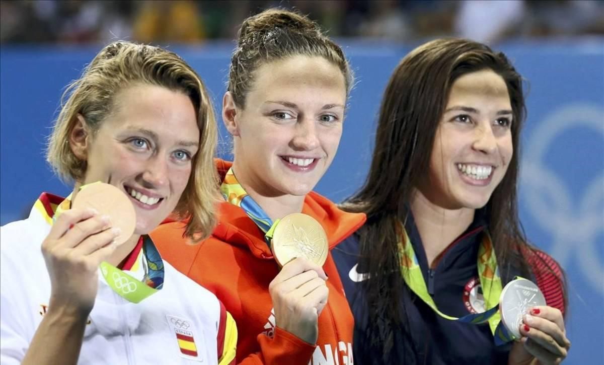 Imágenes de los medallistas