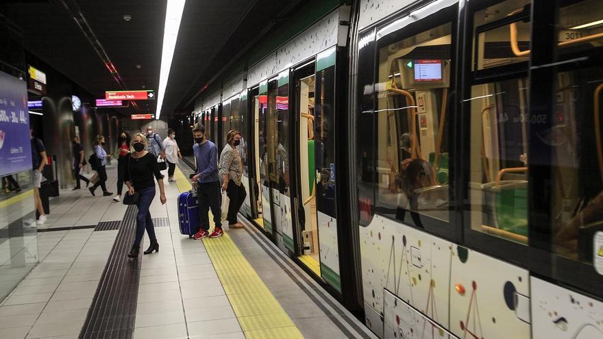El metro de Málaga aumenta un 84% los viajeros en el primer trimestre y roza ya en marzo el nivel prepandemia