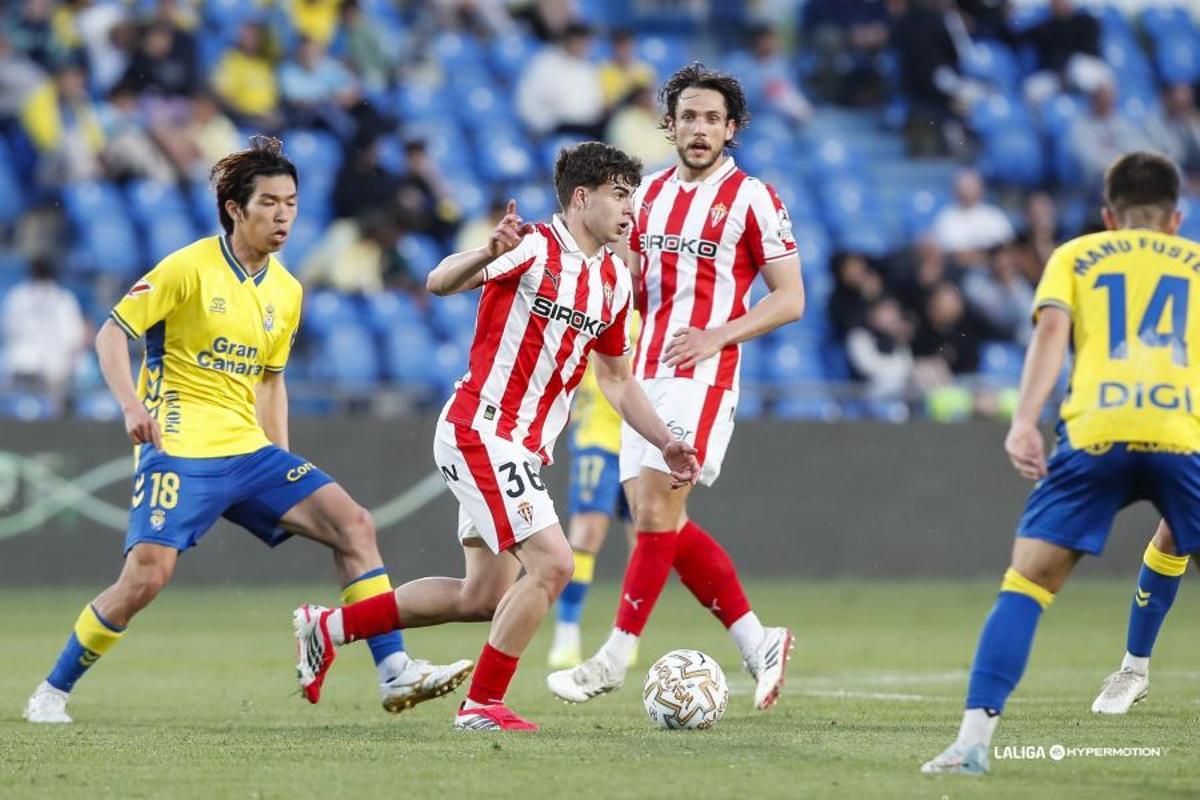 Así fue el partido entre el Sporting y Las Palmas