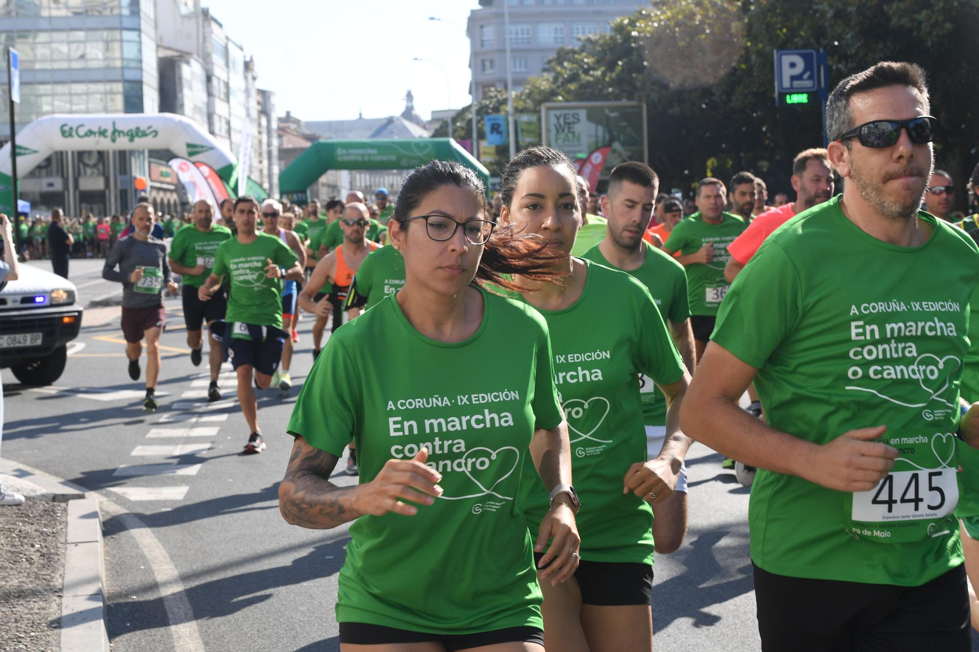 La Carrera contra el Cáncer tiñe de verde la ciudad