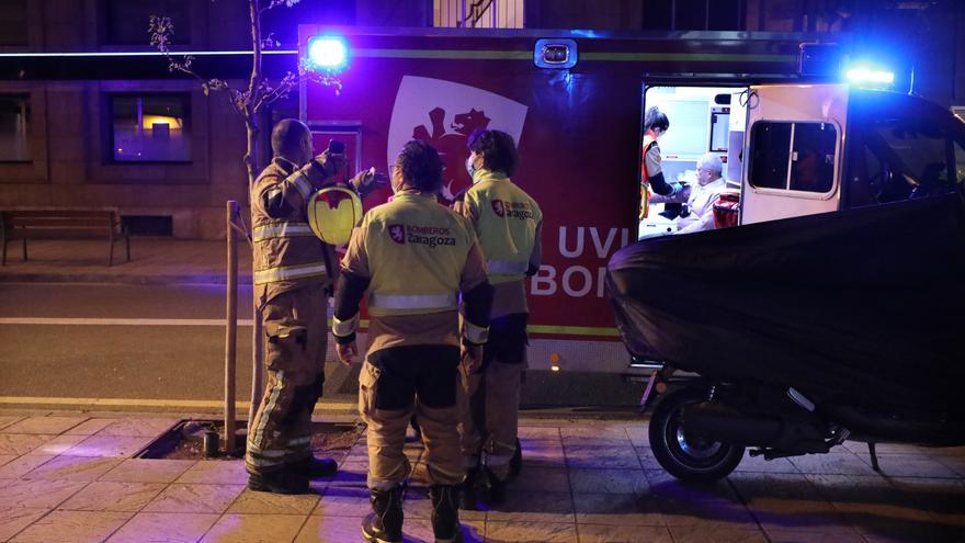 Imágenes del atropello en un terraza del Paseo Teruel