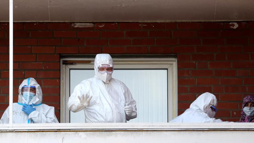 Trabajadores de la Cruz Roja en Alemania