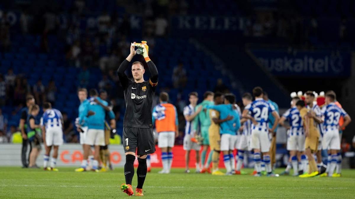 Ter Stegen, después de la goleada del FC Barcelona a la Real Sociedad