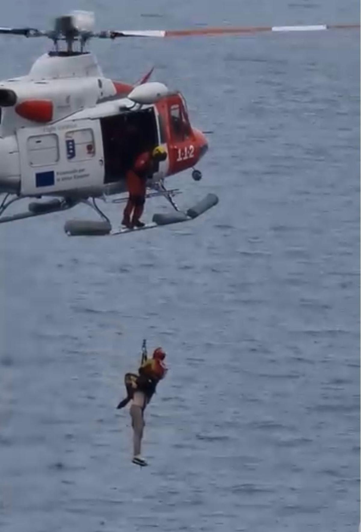 Rescate parapentista