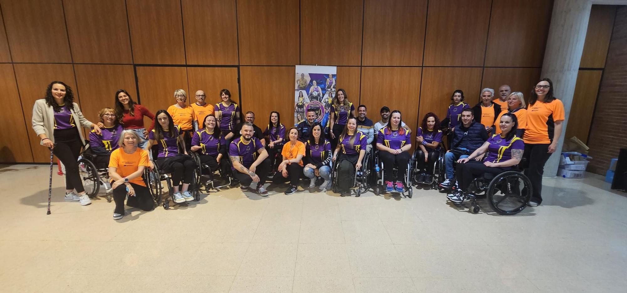 Presentación de Las Felinas, primer equipo de rugby femenino en silla de ruedas en España