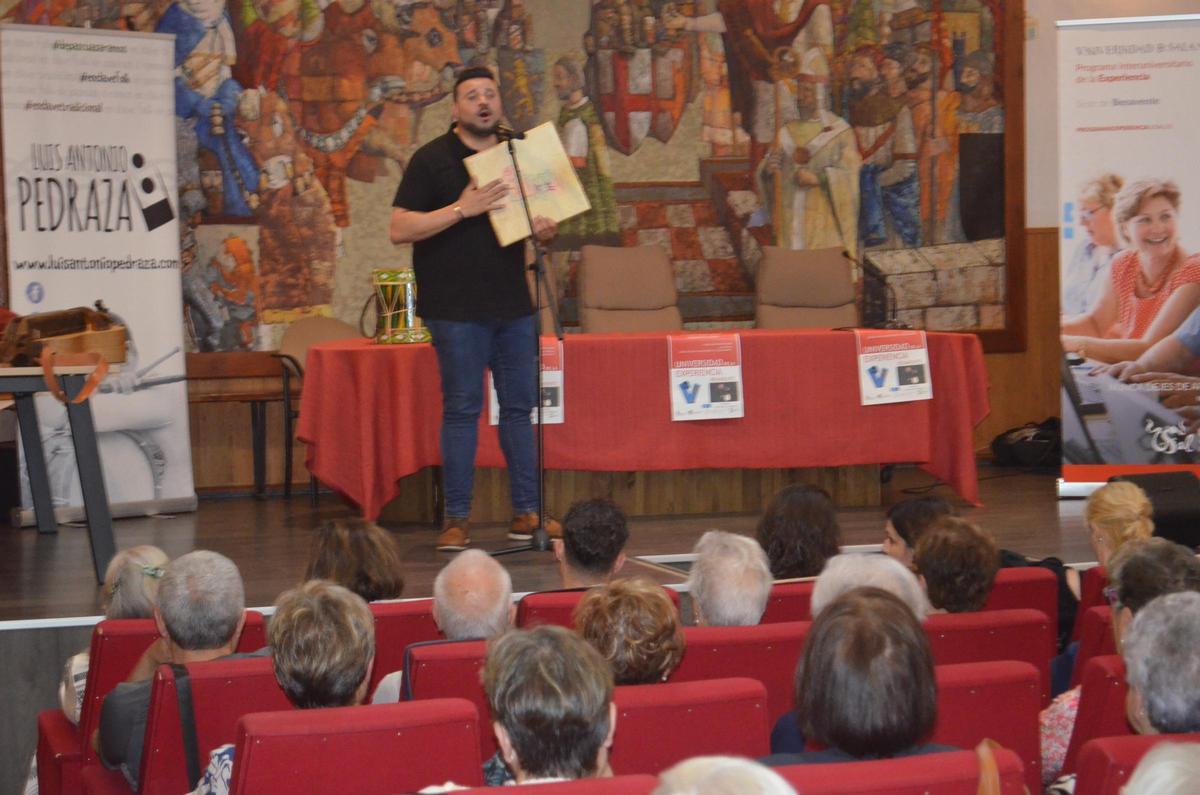 Luis Antonio Pedraza, en la clausura del curso de la UNEX.