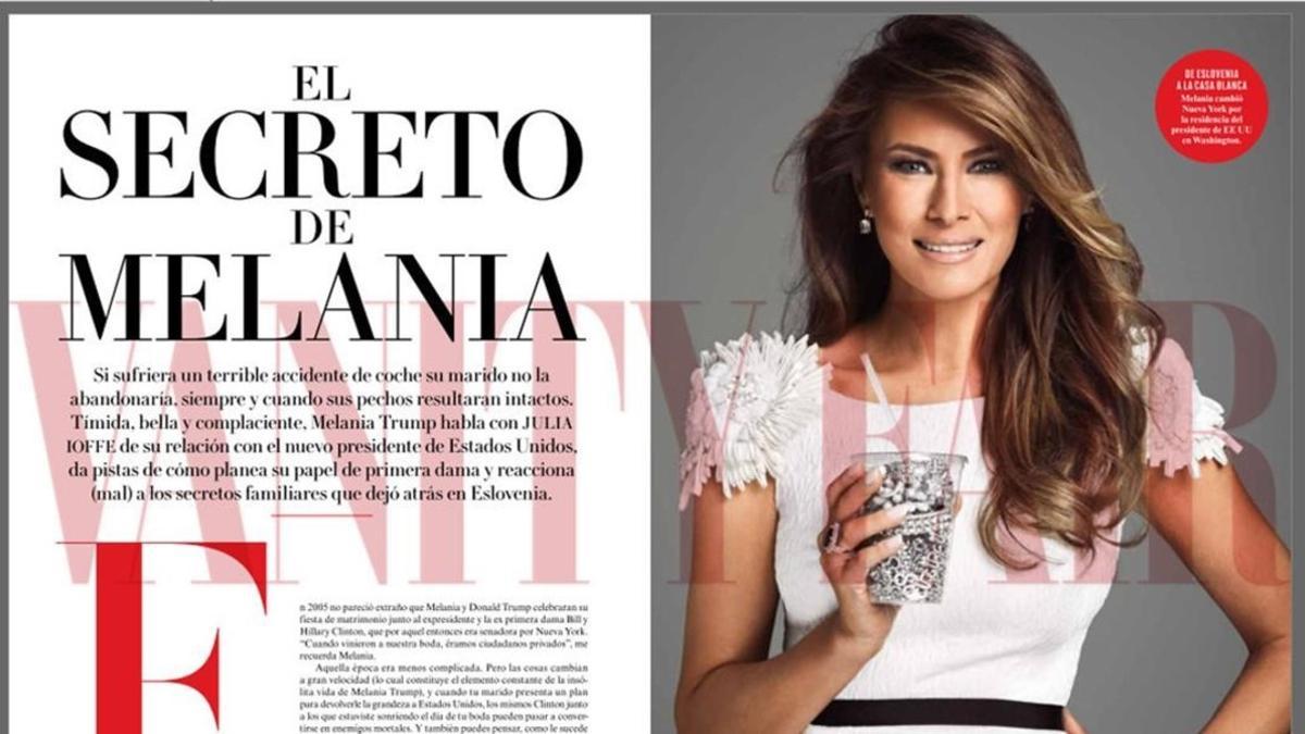 Melania Trump protagoniza el nuevo numero de la edicion mexicana de la revista