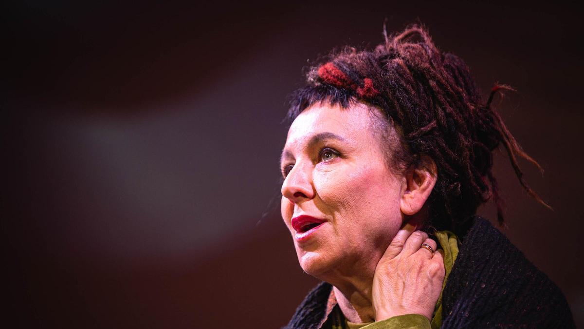 Encuentro de medios de comunicación con la premio nobel de literatura Olga Tokarczuk