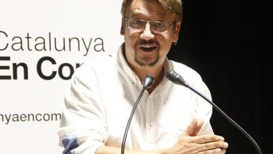 Xavier Domènech, líder de Catalunya en Comú