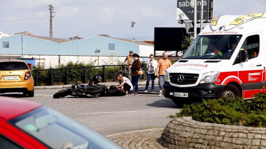 Los heridos tras el accidente