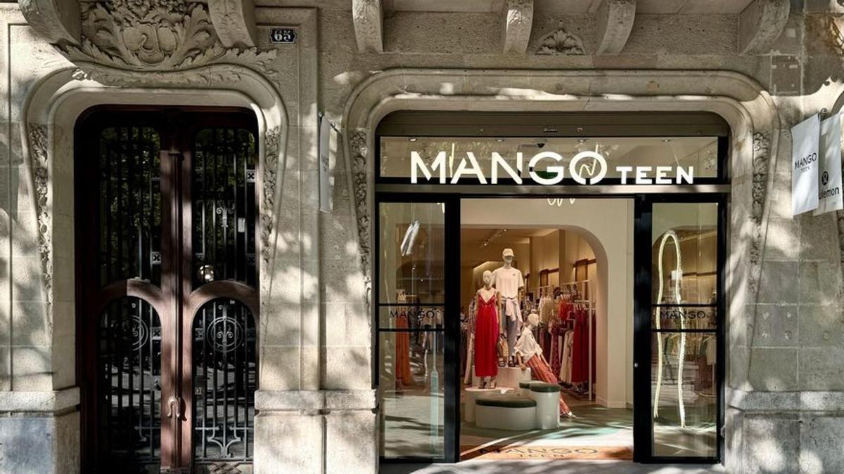 Eine Mango-Filiale in Spanien.