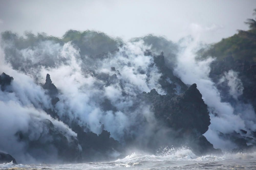 Les erupcions del volcà Kilauea arriben a l'Oceà P