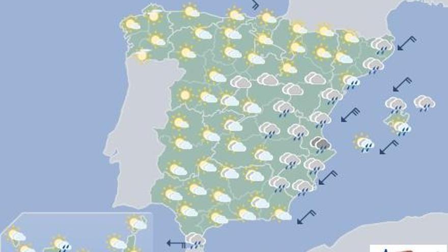 Nubes al norte y posibilidad de lluvias débiles en Canarias