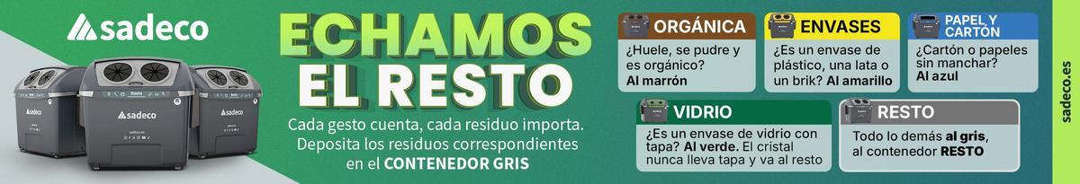 Campaña 'Echamos el resto' de Sadeco.