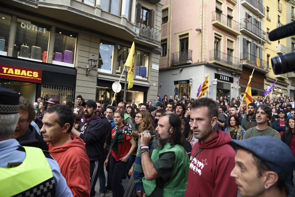 Manifestació contra l''actuació dels Mossos a Manresa