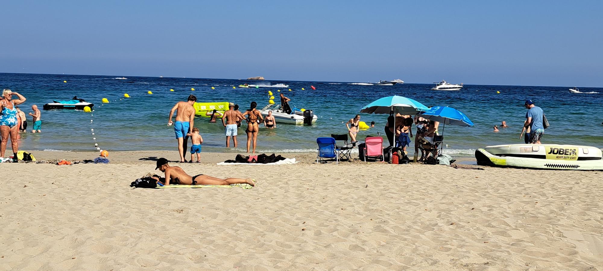 Motos de agua en Platja d'en Bossa