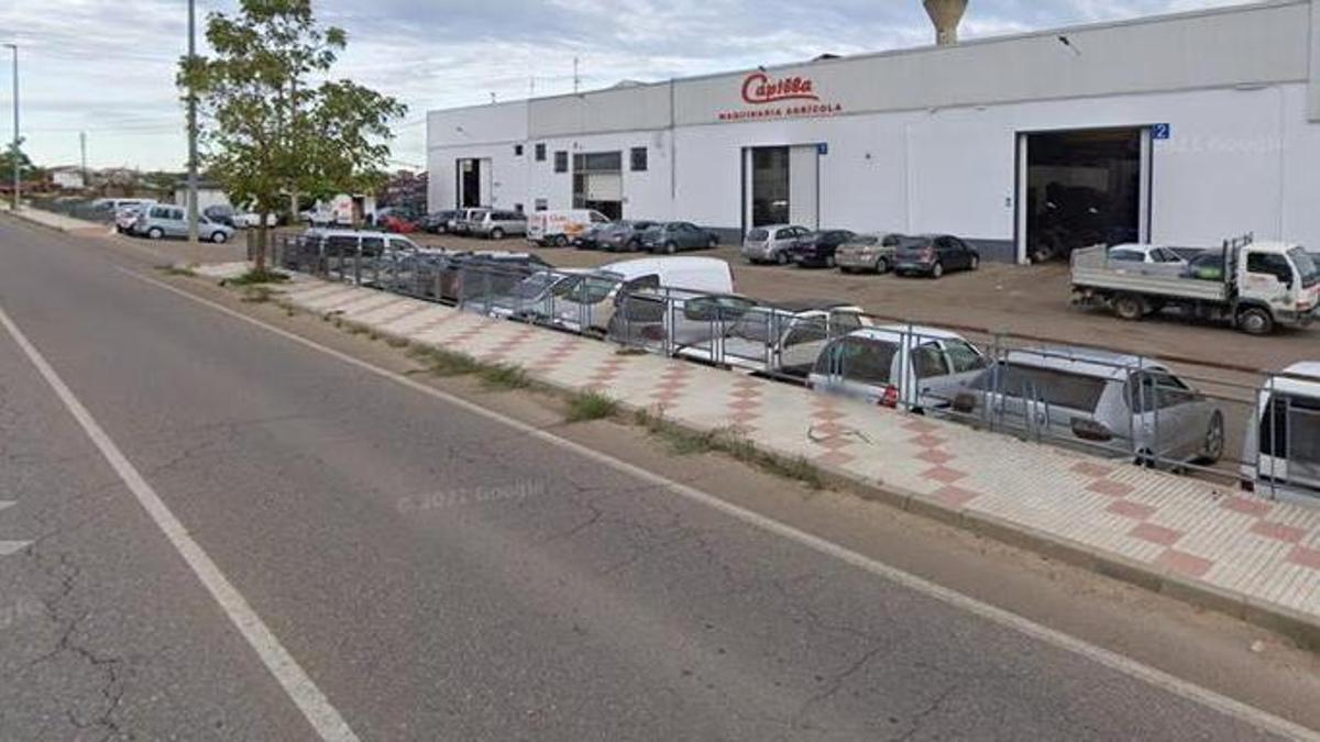 Avenida de Sevilla, en Don Benito.