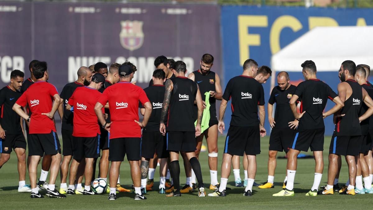 La plantilla del FC Barcelona en el arranque de la pretemporada 2017/18