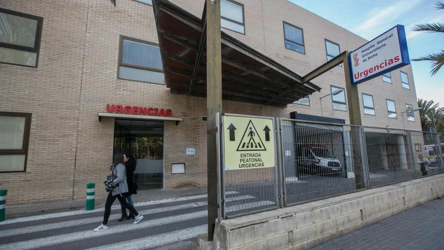 Hospital General de Elche donde ha sido trasladado el herido