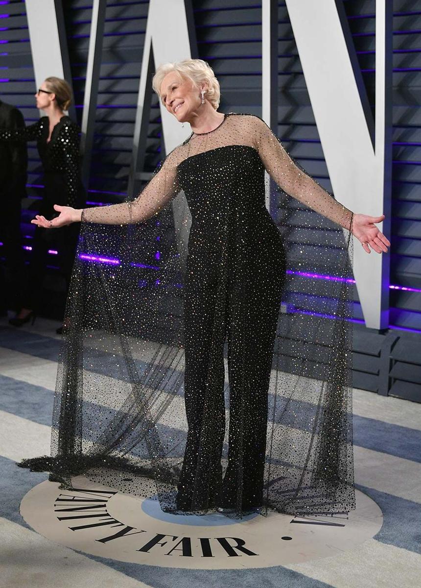 Glenn Close, en la fiesta Vanity Fair post Oscars 2019