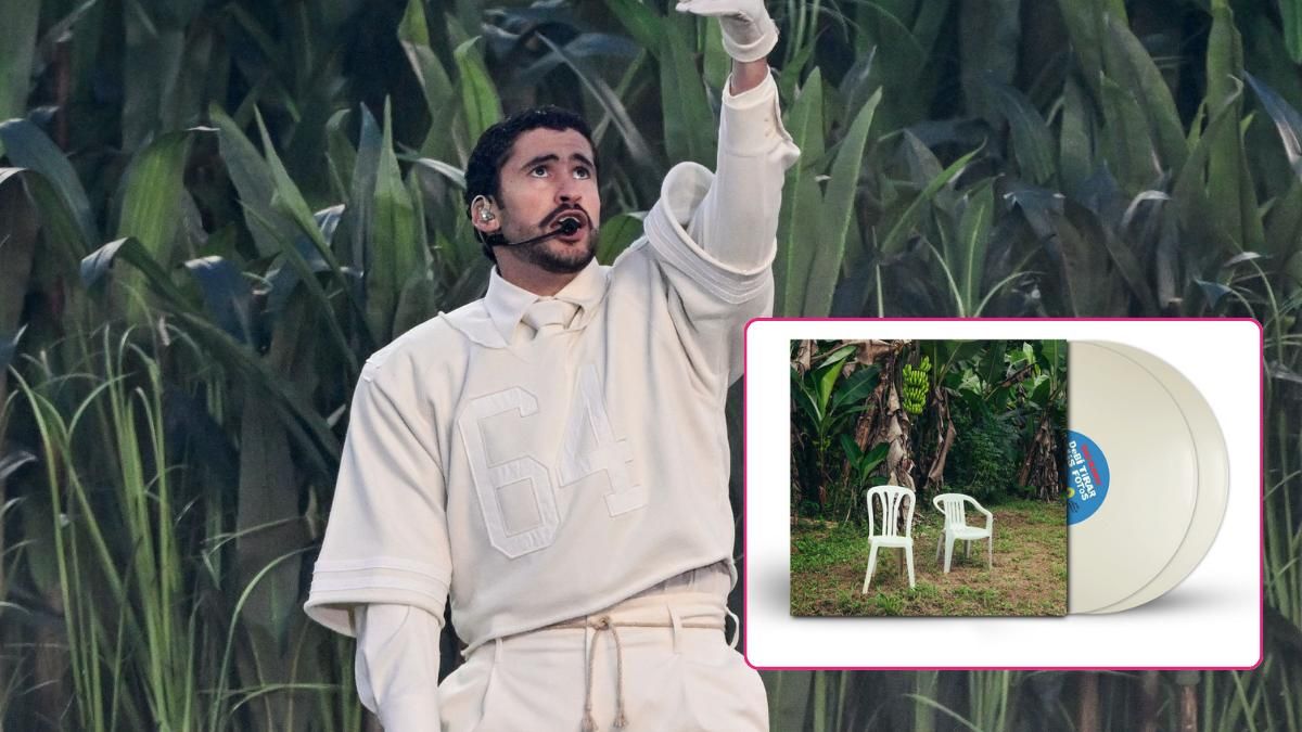 Bad Bunny en su show de la Super Bowl 2026 y el vinilo