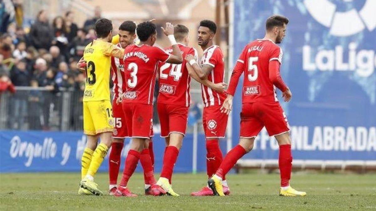 El Girona empezó su racha en Fuenlabrada