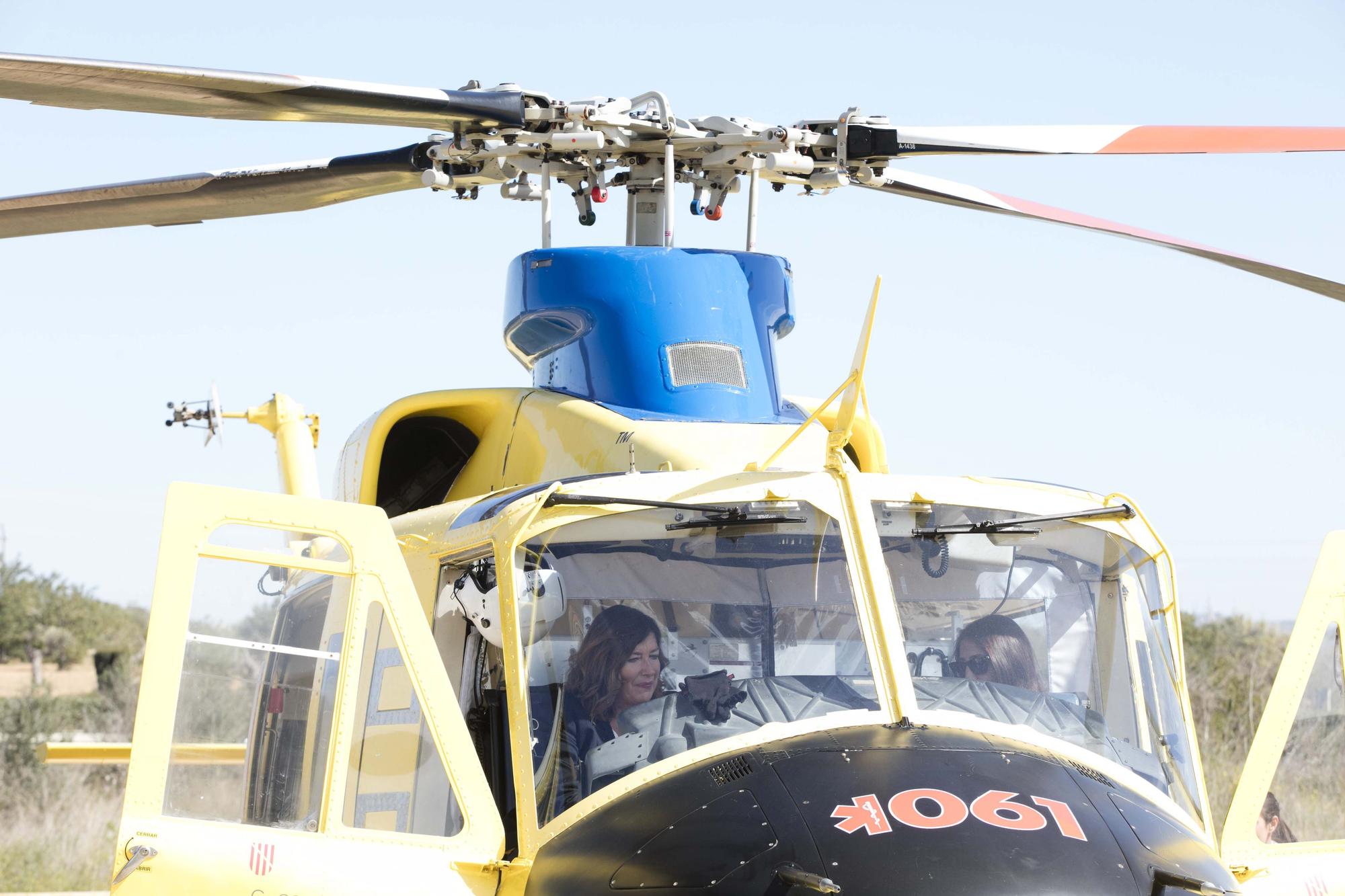 Todas las imágenes del nuevo helicóptero del 061