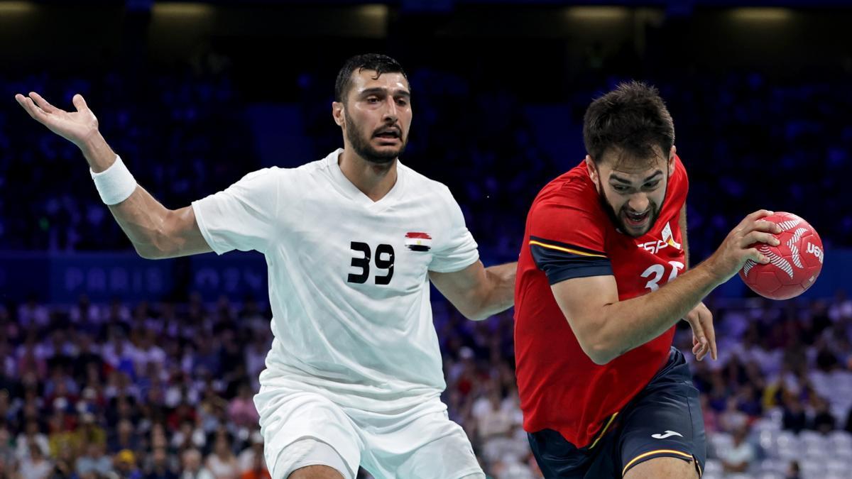 Juegos Olímpicos, cuartos de final de balonmano: España - Egipto, en imágenes