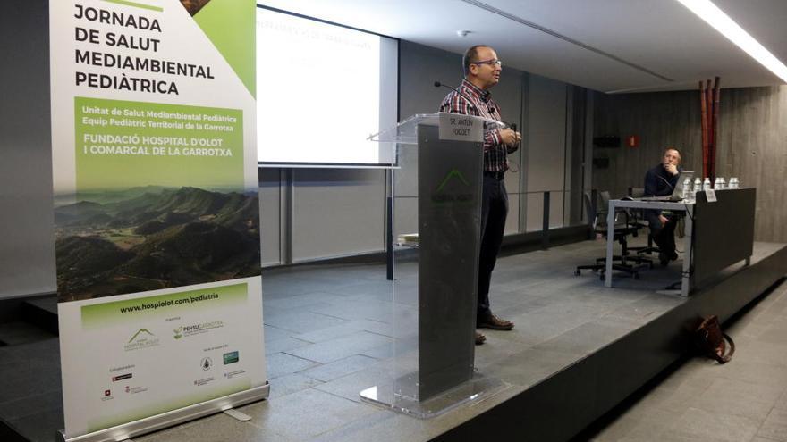 Un dels ponents de la jornada de salut mediambiental pediàtrica a l&#039;hospital d&#039;Olot