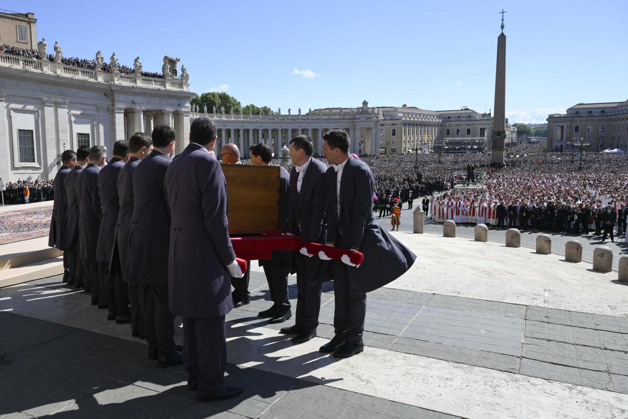 El funeral del papa Francesc, en imatges