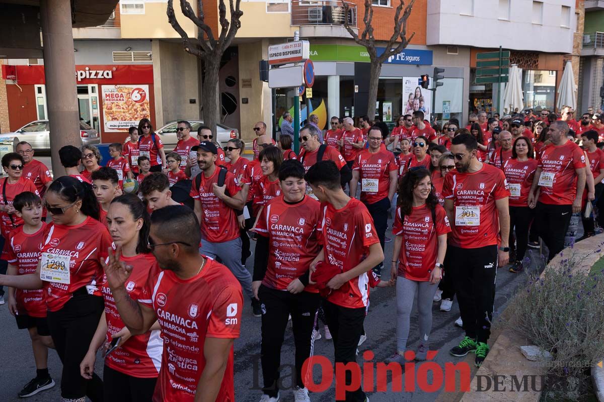Marcha de la ONG Delwende en Caravaca