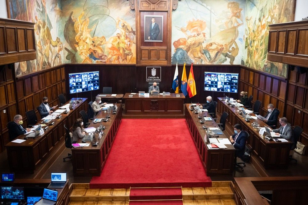 Pleno de aprobación de los presupuestos del Cabildo de Gran Canaria
