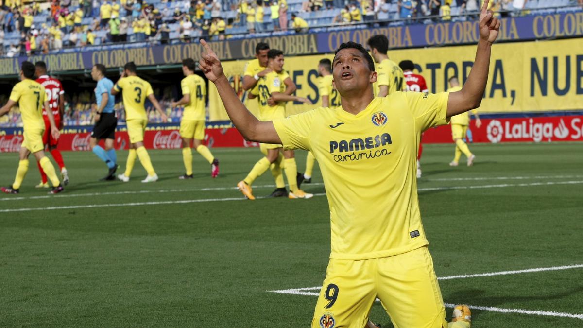 El colombiano Bacca ha militado cuatro campañas en el Villarreal.