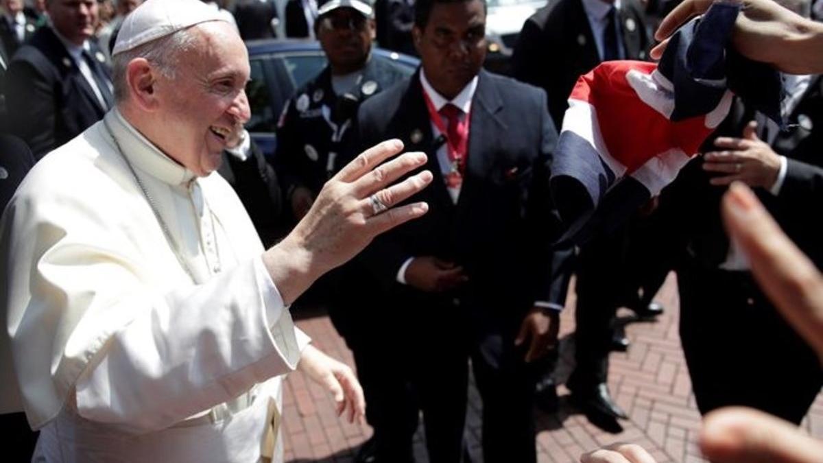 El Papa Francisco en su visita a Panamá