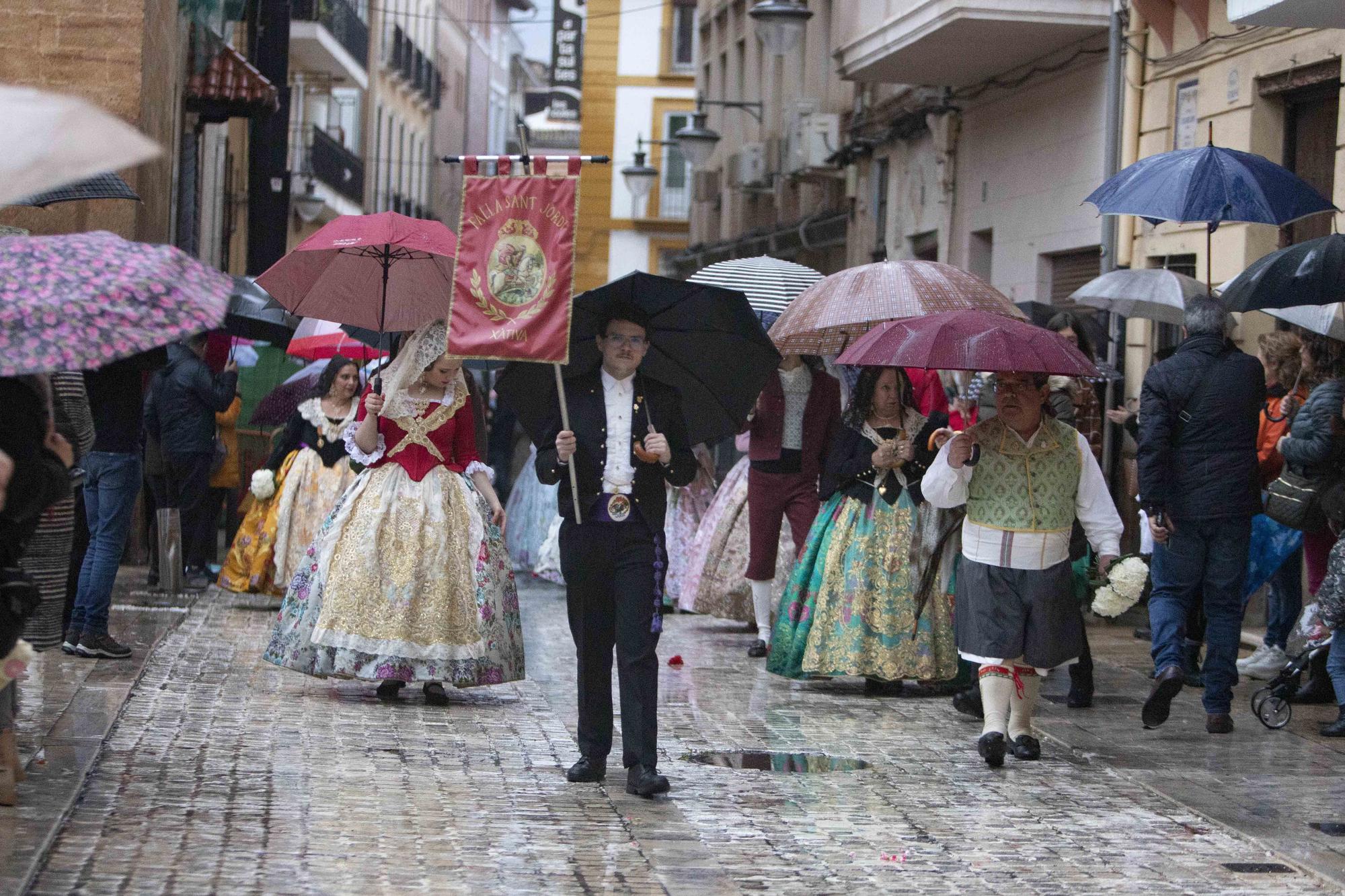 Una Ofrenda pasada por agua en Xàtiva