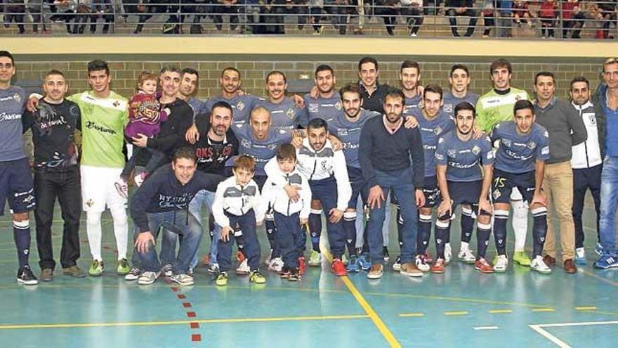 Foto de familia del Palma Futsal.