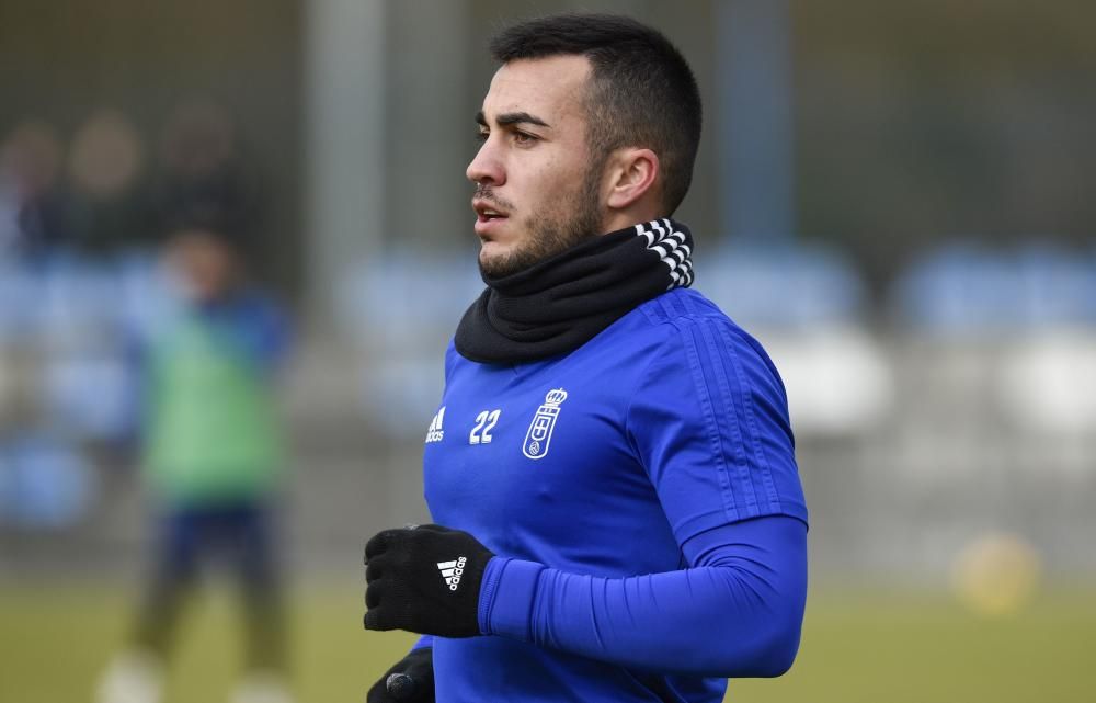 Entrenamiento del Real Oviedo en El Requexón