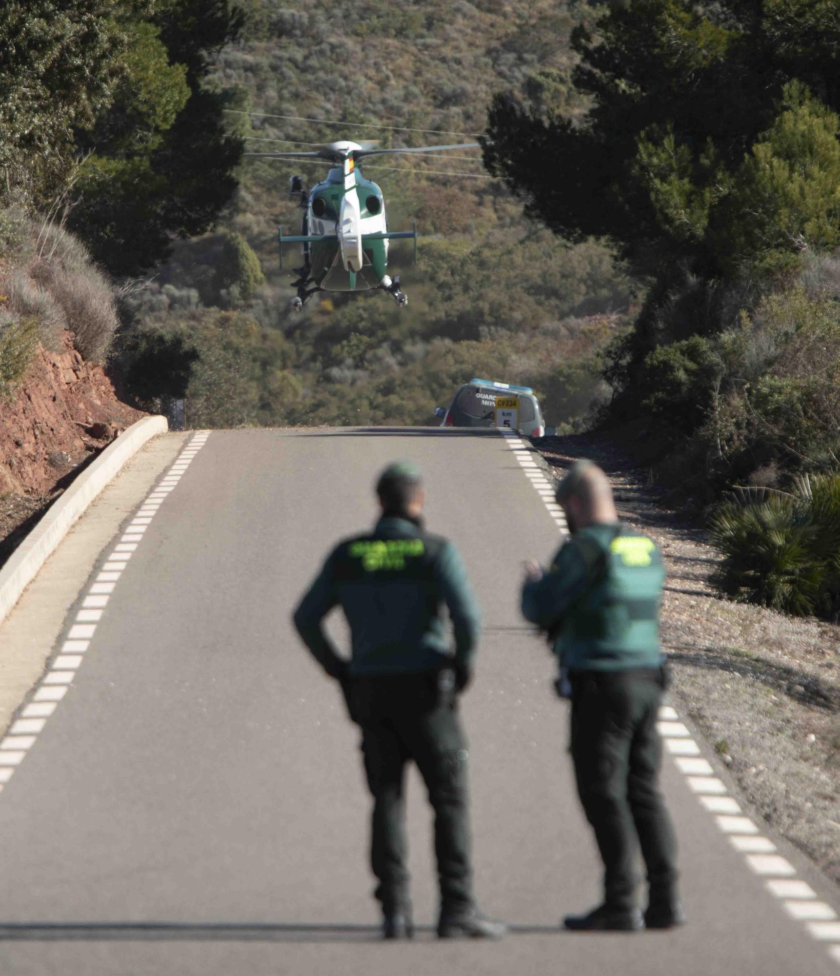 Dispositivo de búsqueda de una persona desaparecida en el Garbí