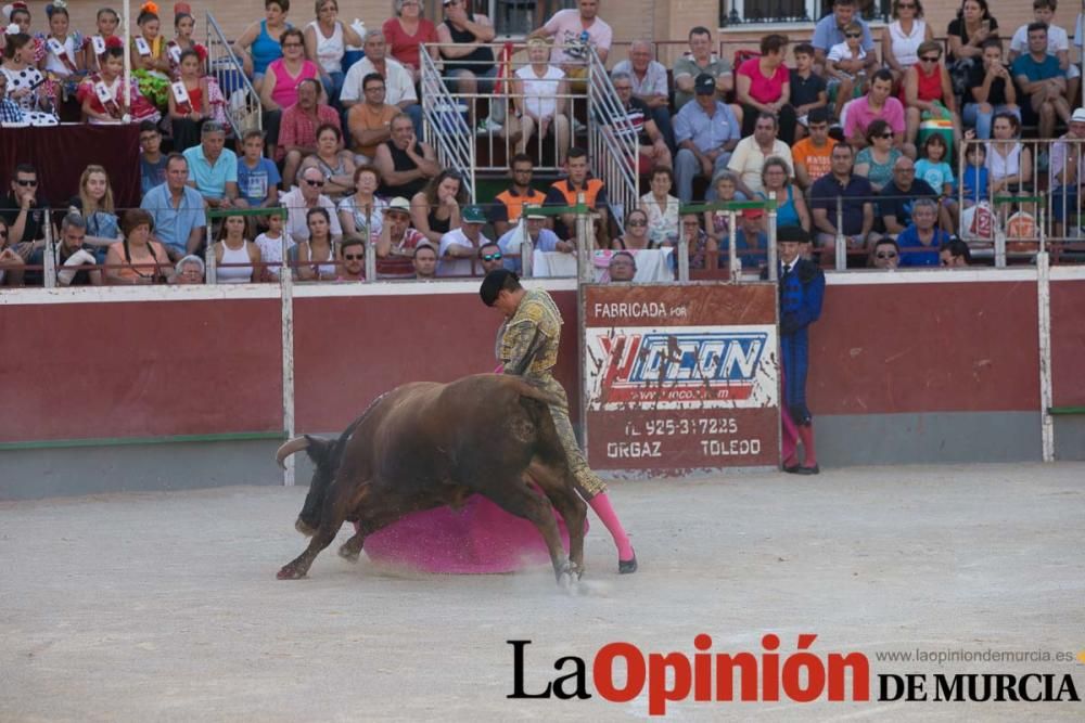 Primera novillada en Blanca